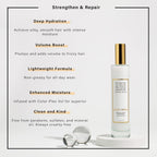 COCO CREME Leave in Hair Conditioner for Frizzy Hair That Plumps and Hydrates Hair - Hair Milk, Conditioner for Fine Hair, Leave in Conditioner for Frizzy Hair - 3.4Oz | 100Ml