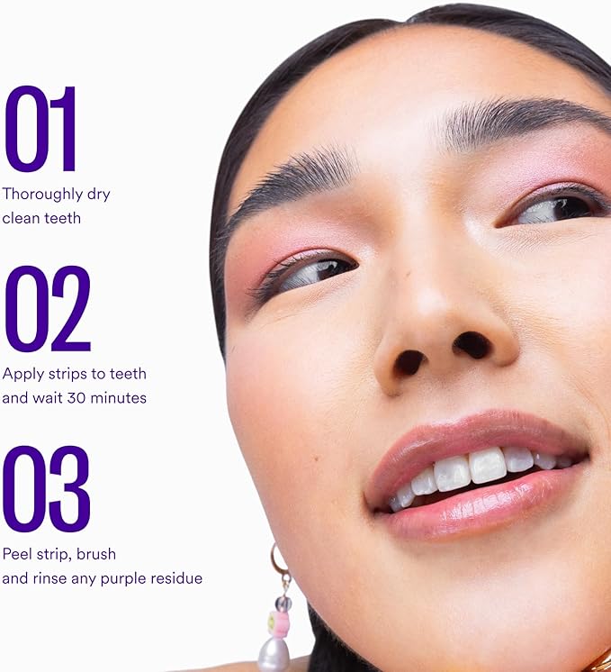 Teeth Whitening Strips - Effective Color Correction for a Brighter Smile