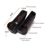 LuxPocket™ Leather Car Seat Gap Organizer – Declutter Your Drive in Style