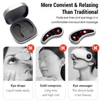 Led Red Light Eye Care Therapy EMS Pulse Micro-Current Device Eye Massager to Relieve Fatigue for Treatment under Eye Wrinkle