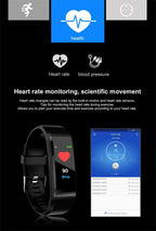 Kids Sports Watch – LED Touch Screen Fitness Tracker