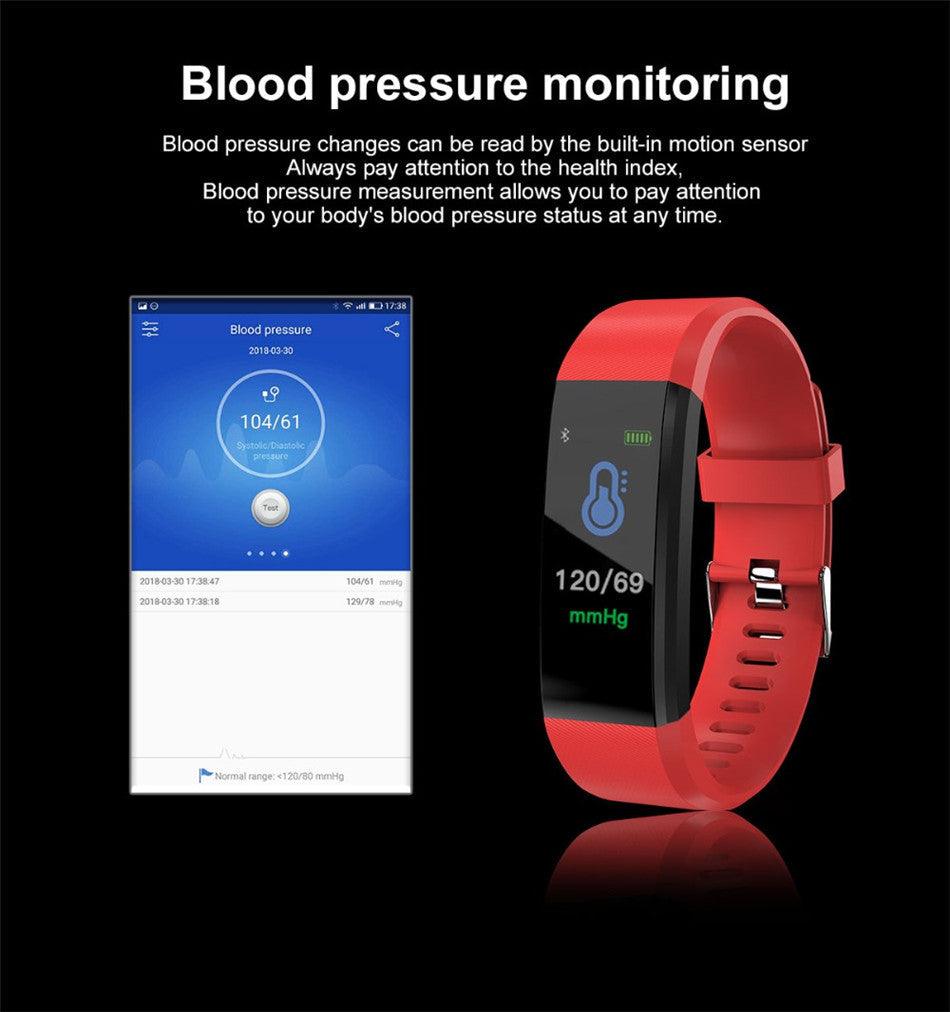 Kids Sports Watch – LED Touch Screen Fitness Tracker