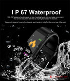 Kids Sports Watch – LED Touch Screen Fitness Tracker