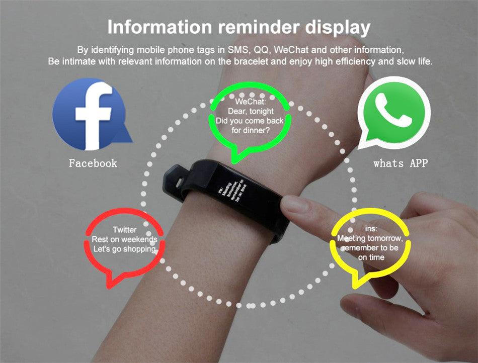 Kids Sports Watch – LED Touch Screen Fitness Tracker