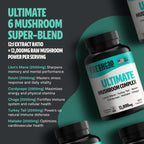 FreshCap Organic Chaga Supplement Capsules