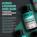 FreshCap Organic Chaga Supplement Capsules