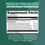 FreshCap Organic Chaga Supplement Capsules