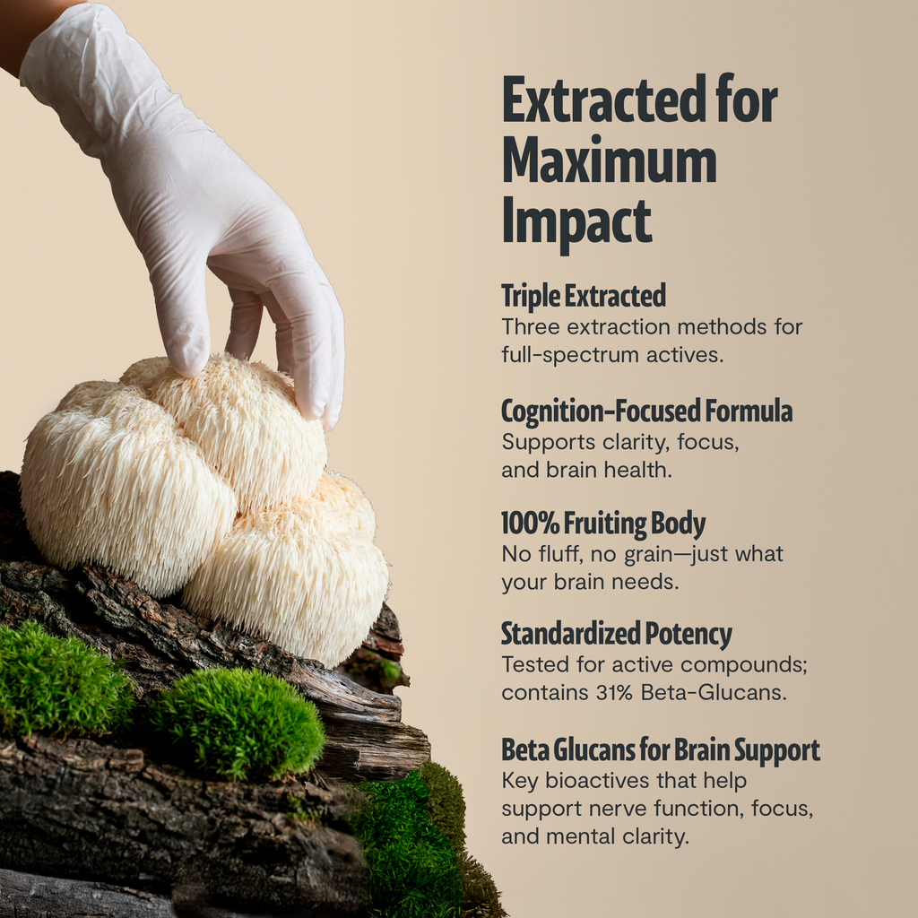 FreshCap Organic Chaga Supplement Capsules