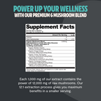 FreshCap Organic Chaga Supplement Capsules