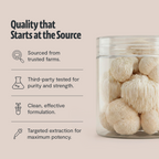 FreshCap Organic Chaga Supplement Capsules