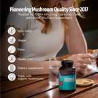 FreshCap Organic Chaga Supplement Capsules