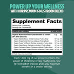 FreshCap Organic Chaga Supplement Capsules
