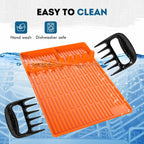 Silicone Griddle Tool Mat & Meat Shredder Claws BBQ Set