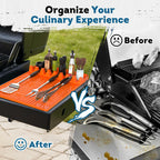 Silicone Griddle Tool Mat & Meat Shredder Claws BBQ Set
