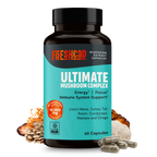 FreshCap Organic Chaga Supplement Capsules
